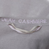 Dear Cashmere maglioni di cachemire sottile in grigio