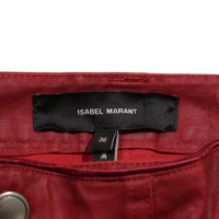 Isabel Marant Hose aus Baumwolle in Rot