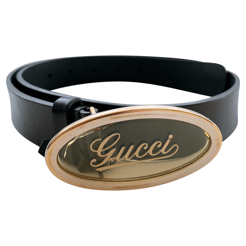 used black gucci belt