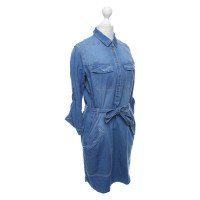 Marc Cain Kleid aus Baumwolle in Blau