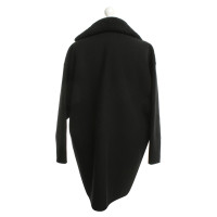 Maje Oversized Coat in Black