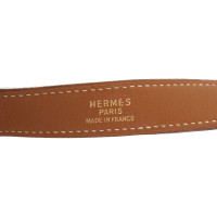 Hermès Shopper Leer in Bruin