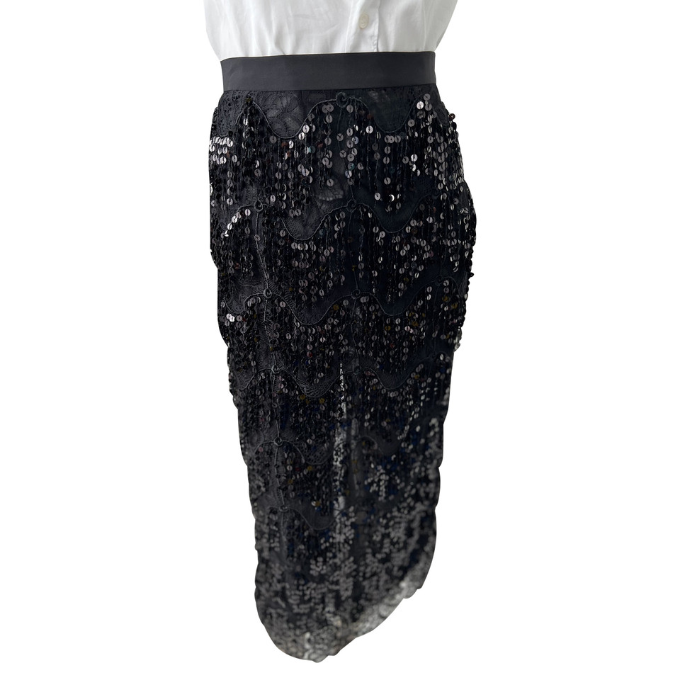 Alessandra Rich Skirt in Black