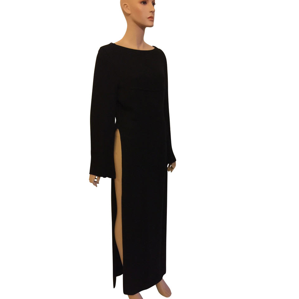 Ann Demeulemeester Kleid aus Viskose in Schwarz