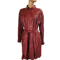 Aniye By Kleid aus Lackleder in Rot