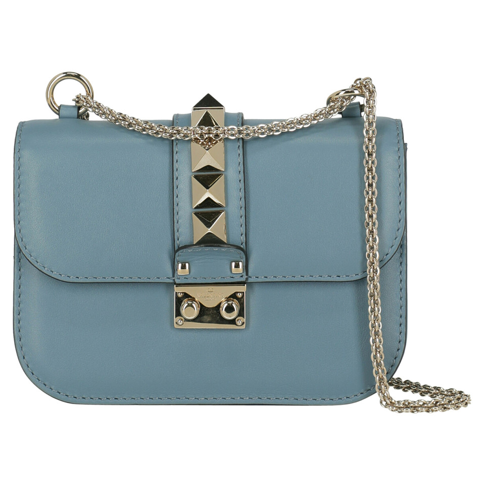 Valentino Garavani Glam Rock aus Leder in Blau