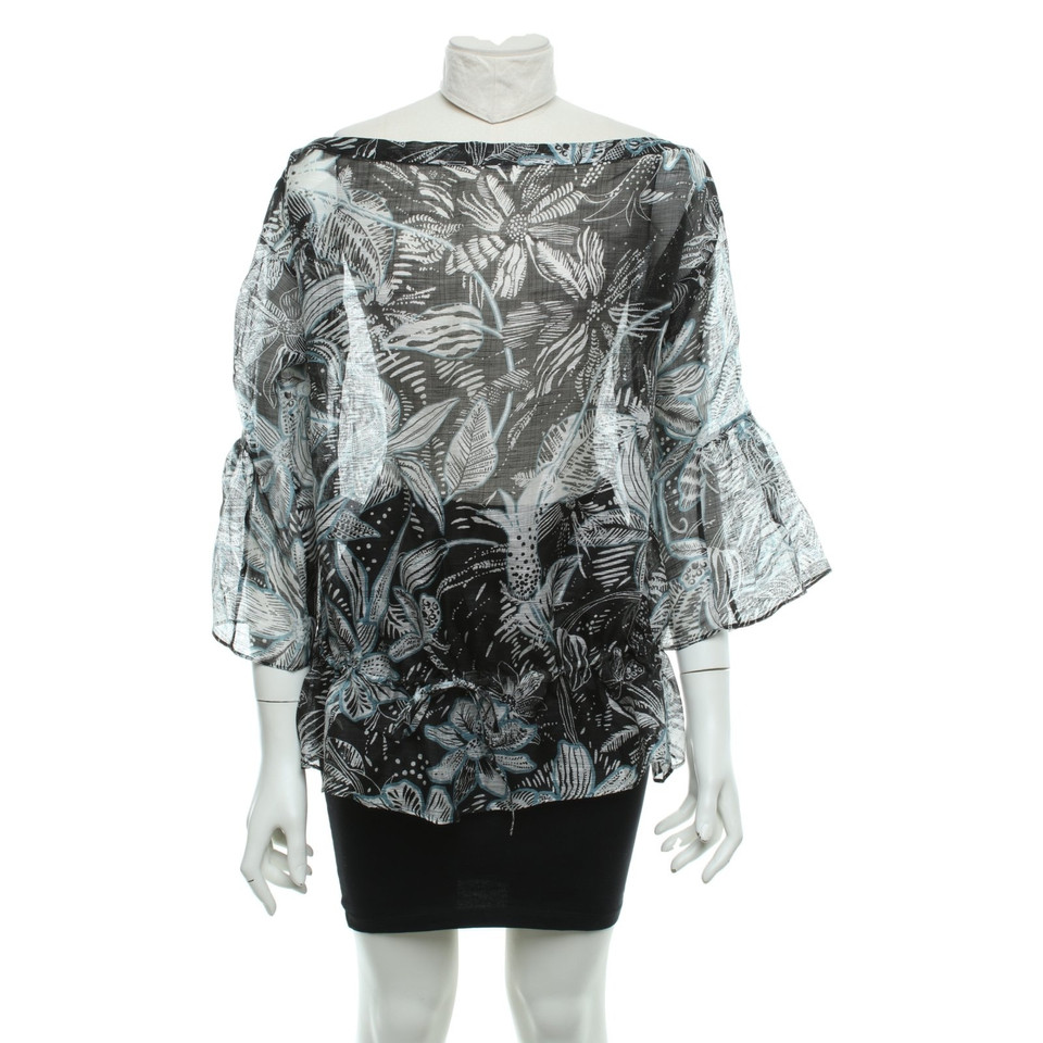 Armani top with a floral motif