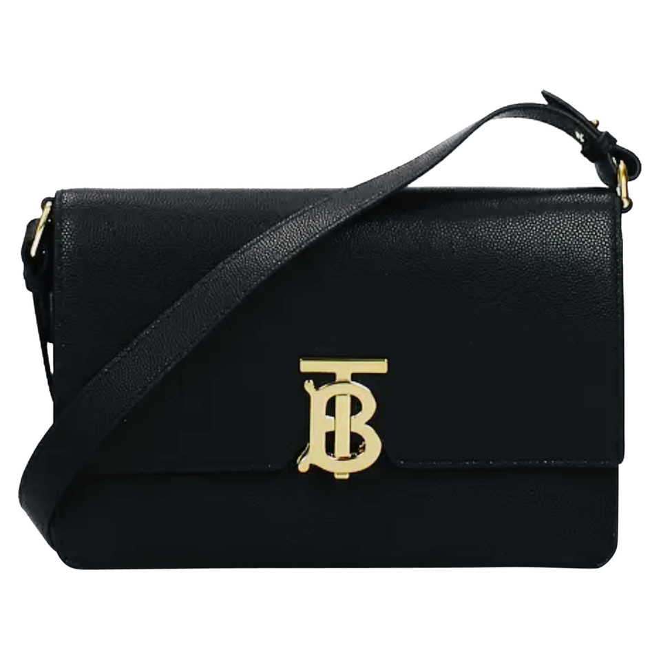 Burberry TB Bag Leather in Black