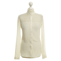 Joseph Cream colored silk blouse