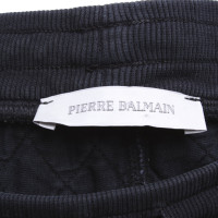 Pierre Balmain Paire de Pantalon en Coton en Noir