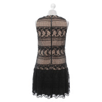 Alice + Olivia Lace dress in black / nude