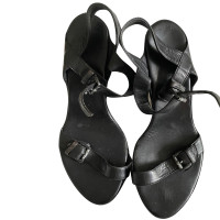 Ann Demeulemeester Sandalen Leer in Zwart