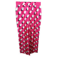 Marco Bologna Paire de Pantalon en Soie en Fuchsia