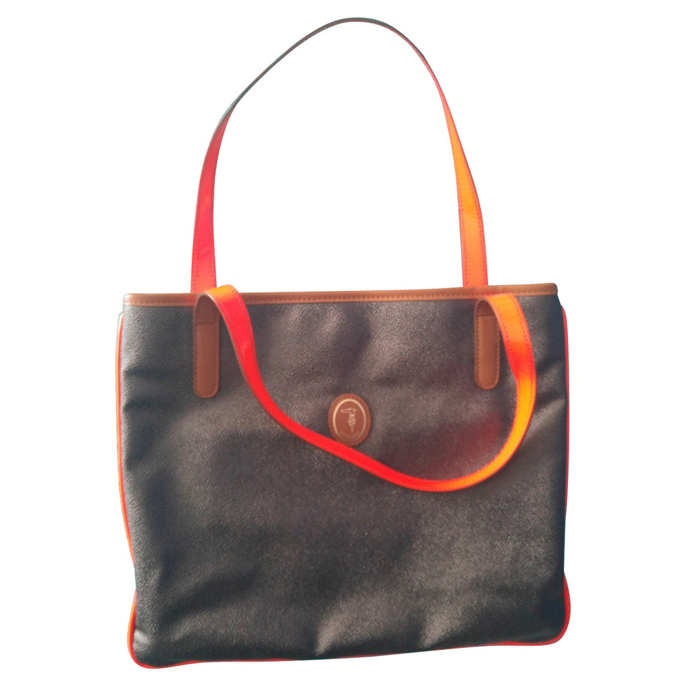 Trussardi Shopper Leather in Brown