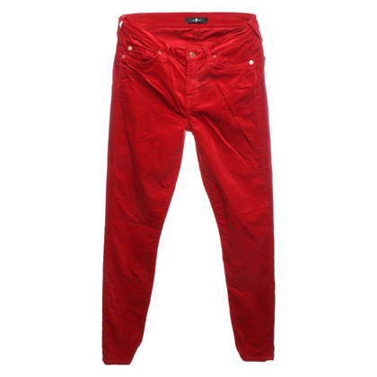 7 For All Mankind Jeans in Rood