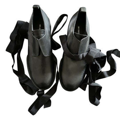 Ann Demeulemeester Slippers/Ballerinas Leather in Black