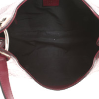 Gucci Handtasche aus Leder in Bordeaux