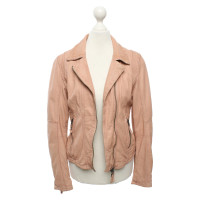 Oakwood Jacke/Mantel aus Leder in Nude