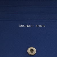 Michael Kors Täschchen/Portemonnaie aus Leder in Blau