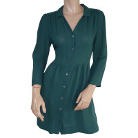 Repeat Cashmere Kleid aus Viskose in Grün