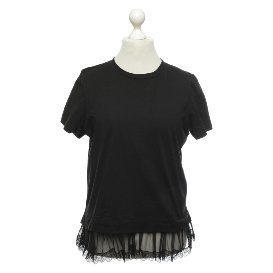 Semi Couture Oberteil aus Baumwolle in Schwarz