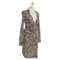 Diane Von Furstenberg Luipaard print omslag jurk