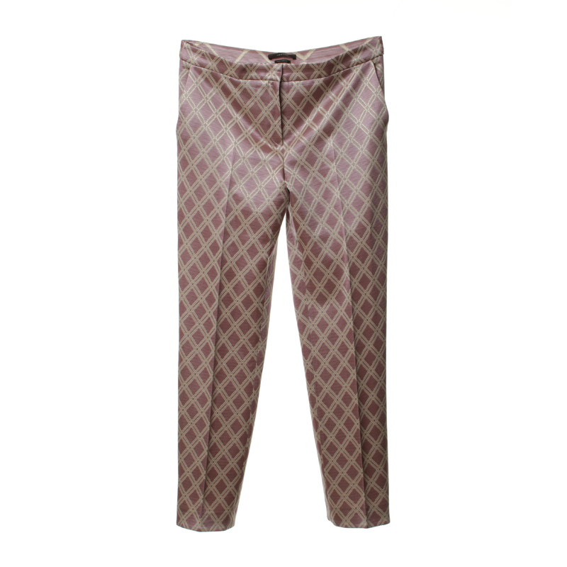 Odeeh Patterned trouser in dusty pink