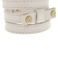 Rena Lange Leather bracelet in cream white