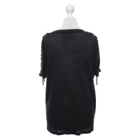 Iro Top Linen in Black