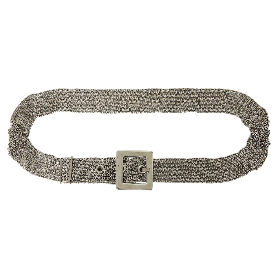 Chanel Silver-colored chain belt