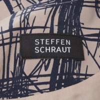 Steffen Schraut Robe en soie à motifs
