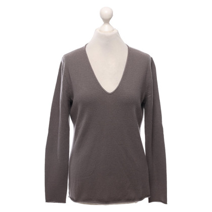 Allude Strick aus Wolle in Taupe