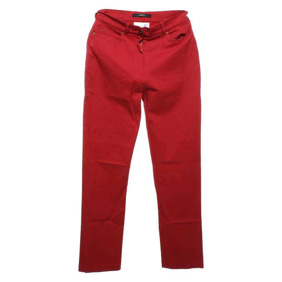 Max Mara Paio di Pantaloni in Rosso