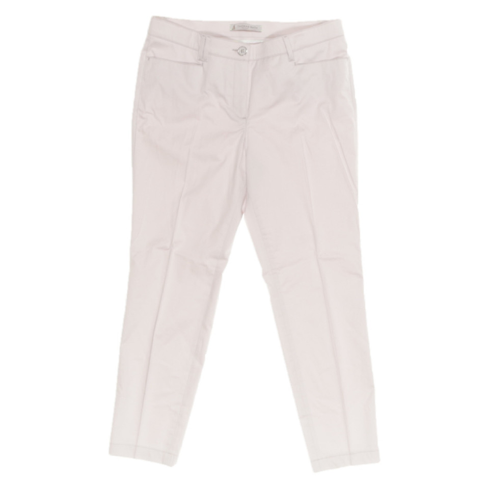 Thomas Rath Trousers Cotton in Cream