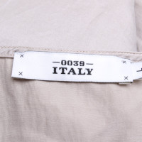 0039 Italy Blusenshirt in Grau-Beige