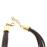 Aigner Bracelet/Wristband Leather in Gold
