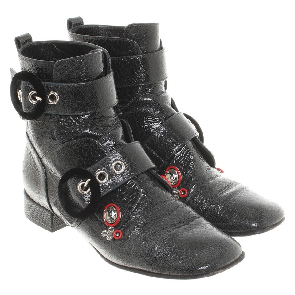 Christian Dior Ankle boots in dark gray