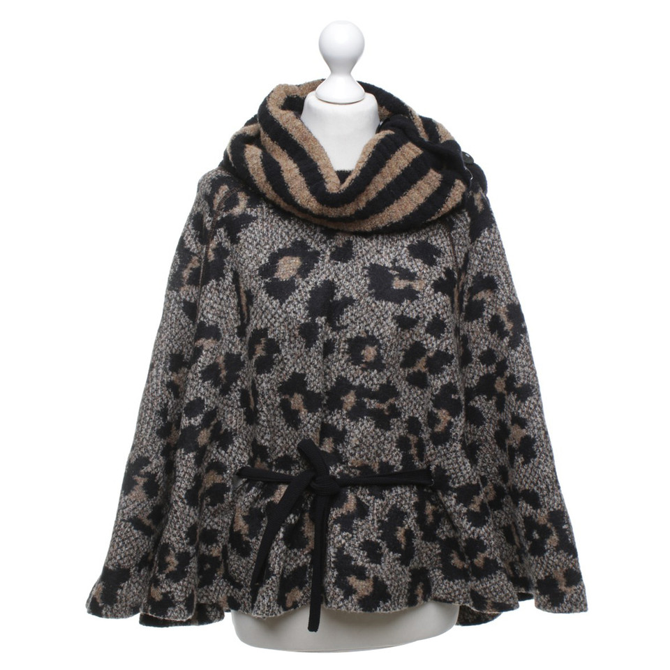 Marc Cain Knit poncho in multicolor