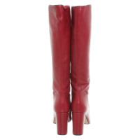 Konstantin Starke Boots Leather in Red