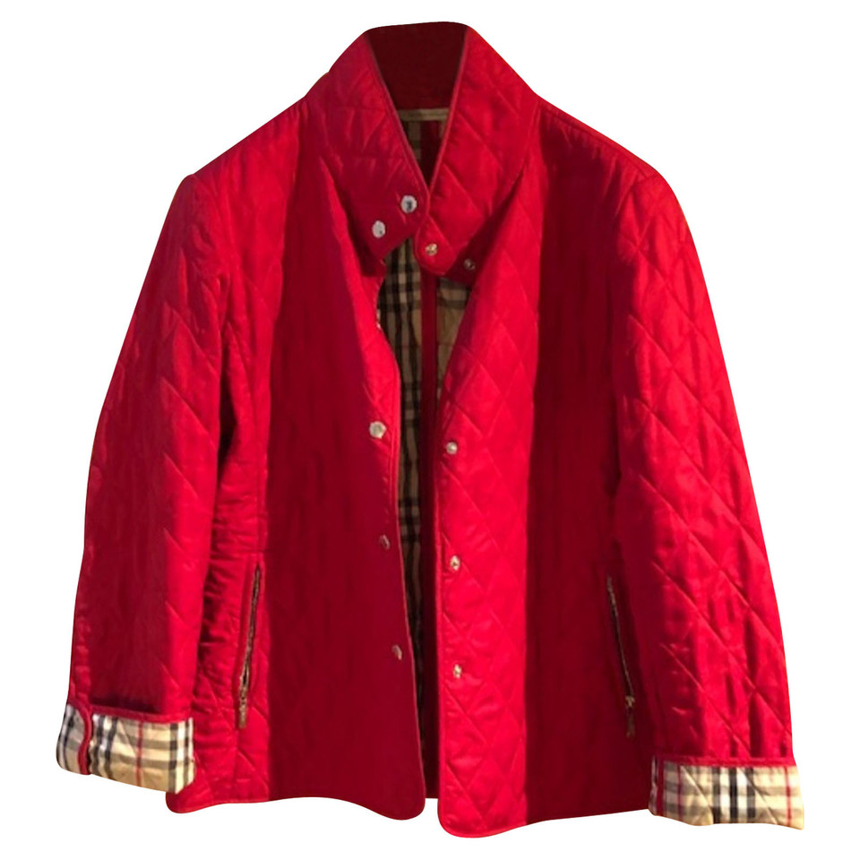 Burberry Giacca/Cappotto in Rosso