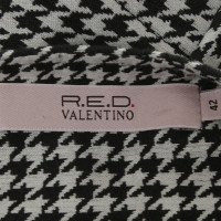 Red Valentino Wikkel rok met houndstoothpatroon