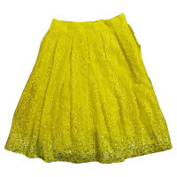 Matthew Williamson Skirt Cotton in Yellow