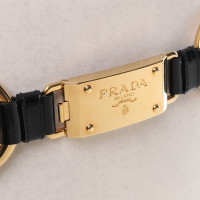 Prada Ceinture en cuir verni