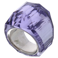 Swarovski Violettfarbener ring with cut