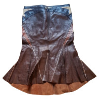 Roberto Cavalli skirt made of leather