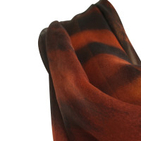 Roberto Cavalli Silk scarf in animal look