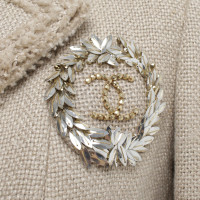 Chanel giacca di lino beige