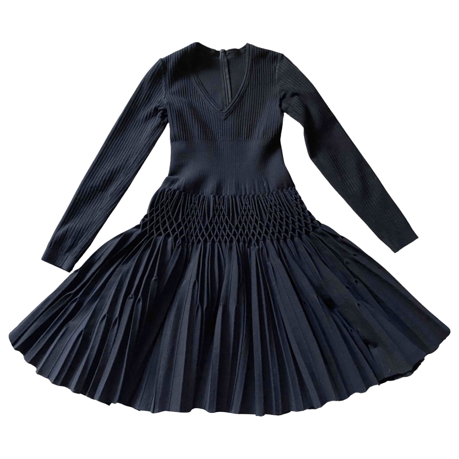 Alaïa Kleid aus Wolle in Schwarz - Second Hand Alaïa Kleid aus Wolle in  Schwarz gebraucht kaufen für 790€ (7694011)