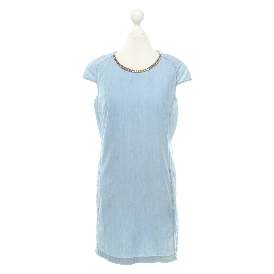 Elisabetta Franchi Kleid aus Baumwolle in Blau
