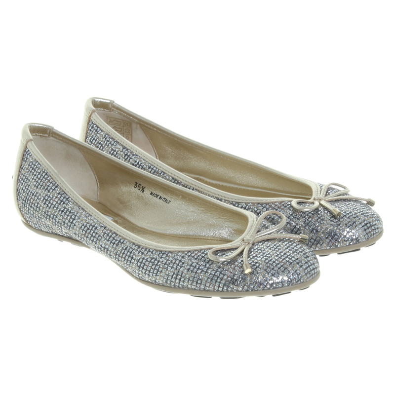 Jimmy Choo Ballerine con paillettes trim